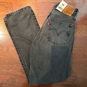 NWT Levi's Women’s Charcoal 501 ORIGINAL Jeans